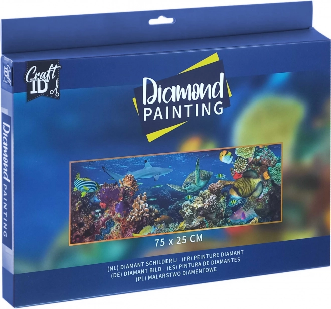 Diamantfestés Tengeri világ 75x25cm