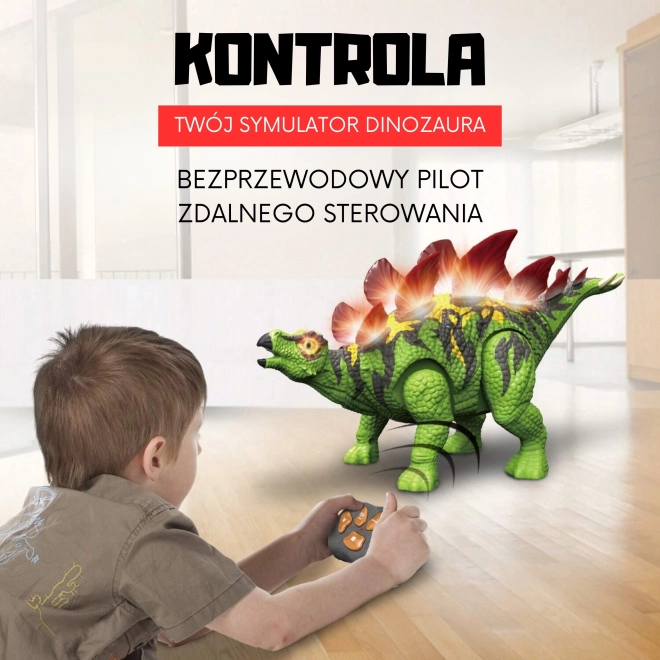 Woopie Dinoszaurusz távirányítós RC Robot Stegosaurus