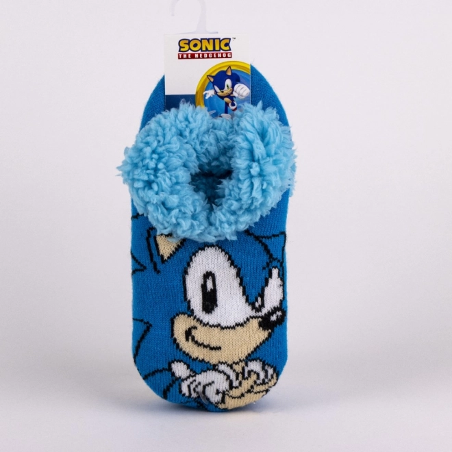 Sonic kisfiú mamuszok szőrmével