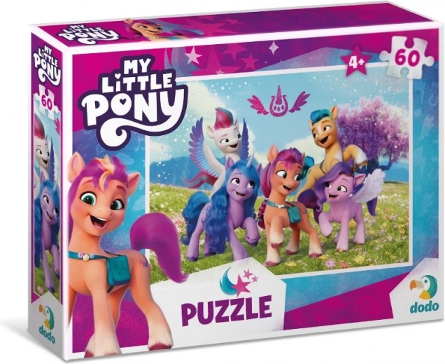 DODO puzzle Az én kicsi pónim a varázslatos réten 60 darabos