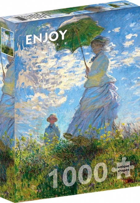 Claude Monet: Nő napernyővel 1000 darabos puzzle