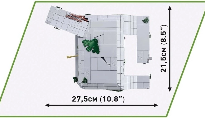 Bunkr Regelbau 667 COBI építőkockákból