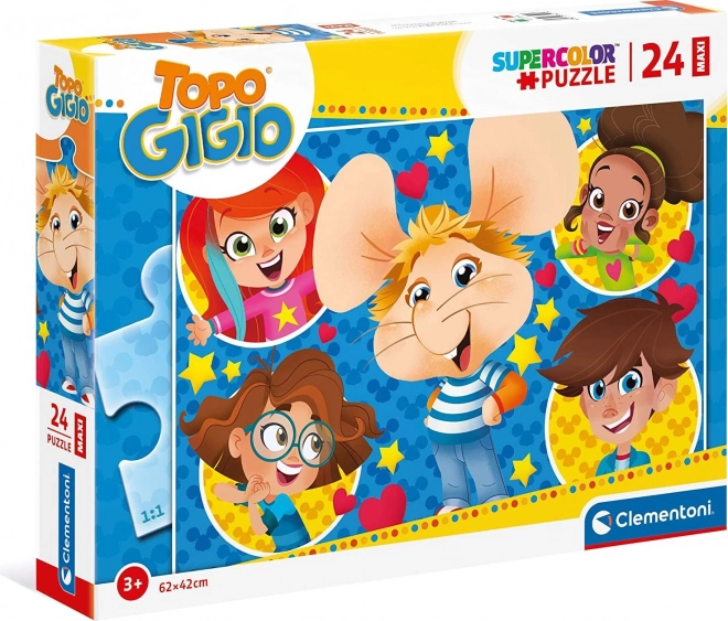 Clementoni Myši Gigio Maxi Puzzle 24 darabos