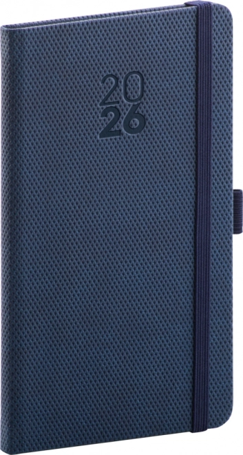Diamante kék zsebnaptár 2026