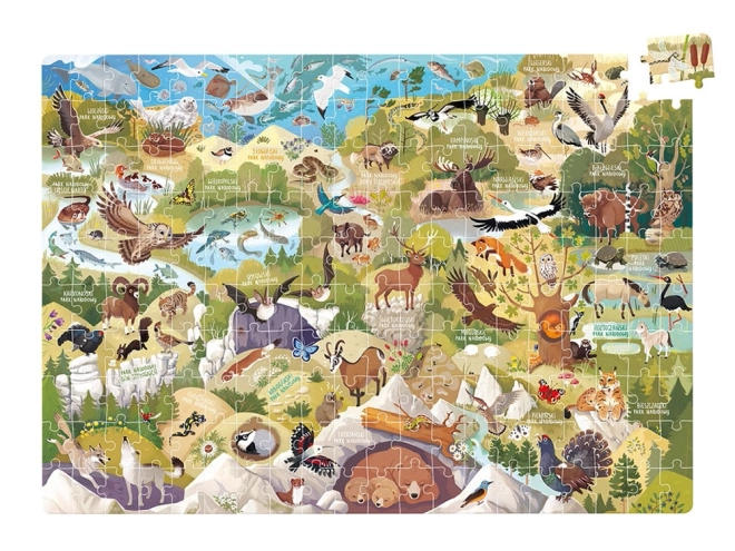 CzuCzu dzikie puzzle nemzeti parkok 6 éves kortól