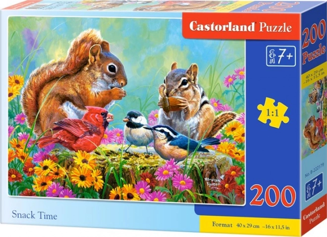 Snack Time puzzle 200 darabos készlet