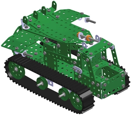 Merkur army építőkészlet 674 darabos