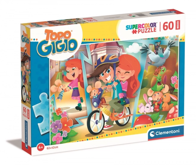 Egérke Gigio és Barátai Clementoni Maxi Puzzle, 60 Darab