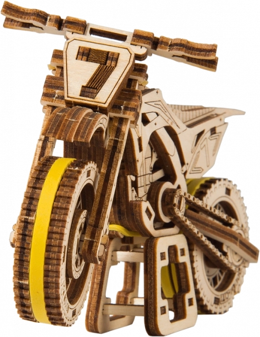 Wooden City 3D puzzle Motocross motor