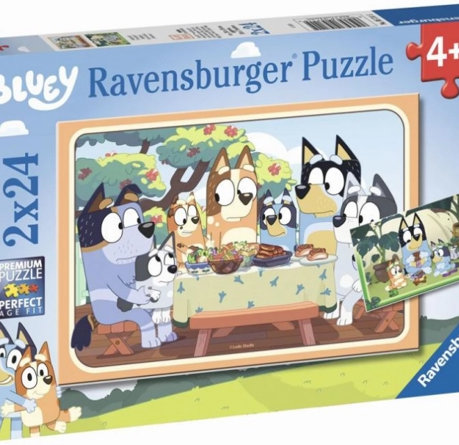 Bluey puzzle 2x24 darabos