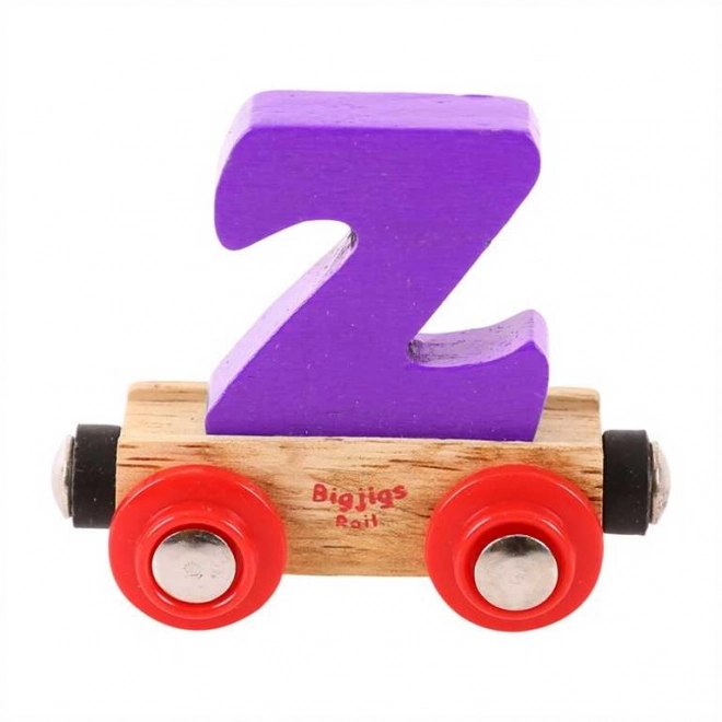 Bigjigs Rail fa vonatkocsi betűvel - Z