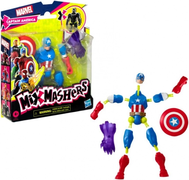 Avengers Mixmashers Amerika Kapitány figura