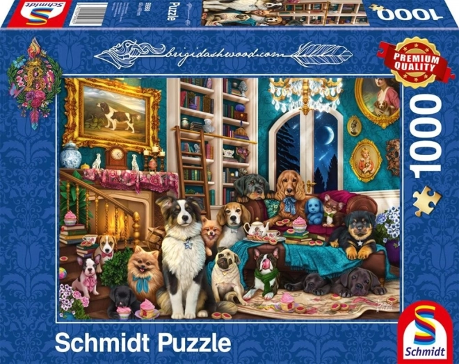 Schmidt Puzzle Könyvtári buli 1000 darab