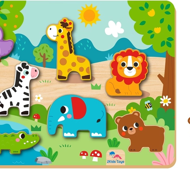 2Kids Toys állatos kirakós puzzle
