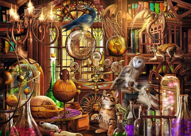 Merlin laboratóriuma 1000 darabos puzzle - Ravensburger