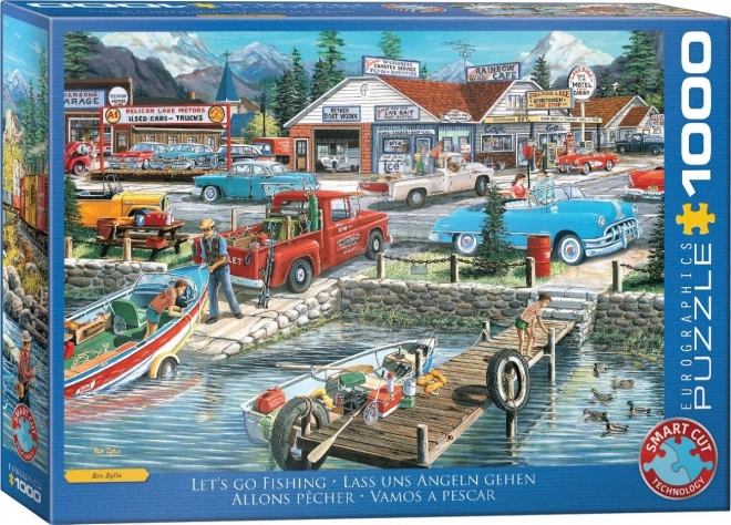 Eurographics puzzle Ne menjünk horgászni 1000 darabos