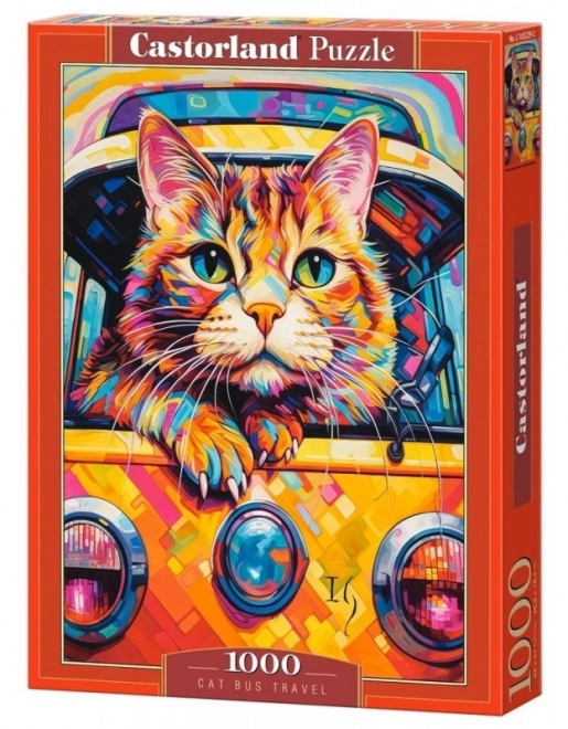 Cat Bus Travel 1000 darabos puzzle