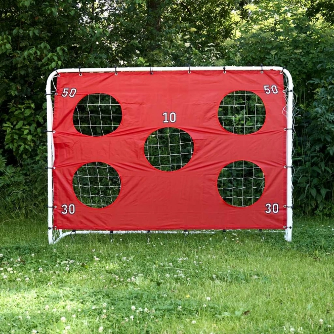 Gyerek focikapu precíziós hálóval 2 az 1-ben 215 x 153 x 76 cm