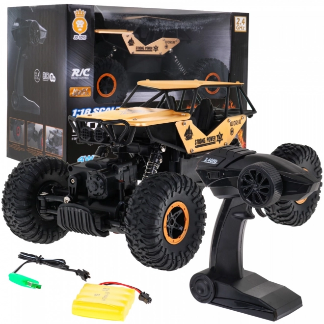 Távirányítós Crawler Monster 6+ Arany 1:18 modell