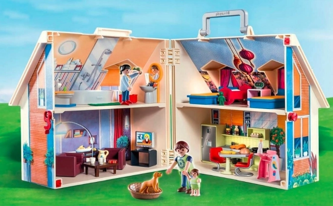 hordozható babaház playmobil