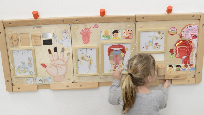 Masterkidz oktatási tapintótábla Montessori