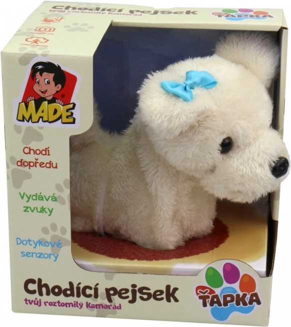Kutyus sétáló plüss 15 cm