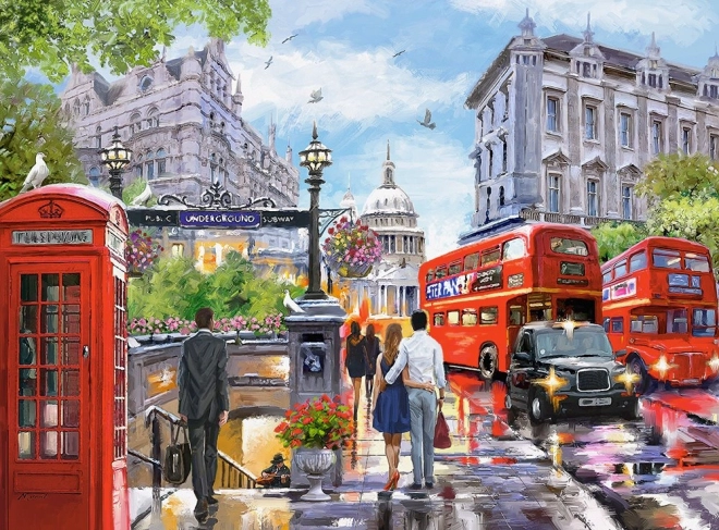 Tavaszi London puzzle 2000 darabos