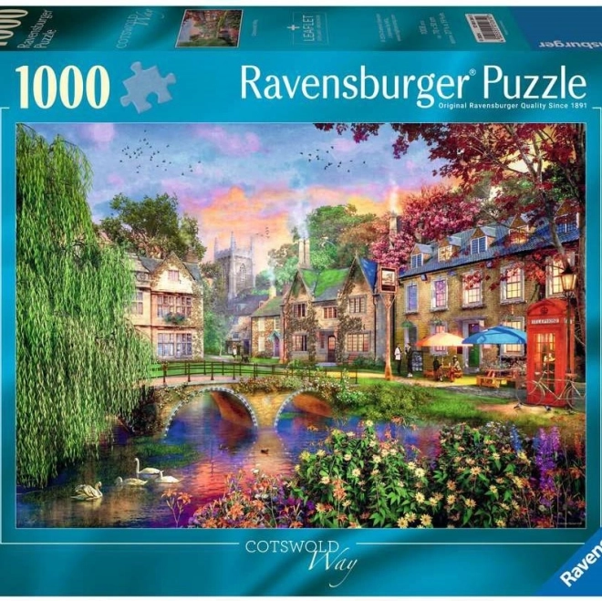 Ravensburger Puzzle Cotswold úti 1000 darabos
