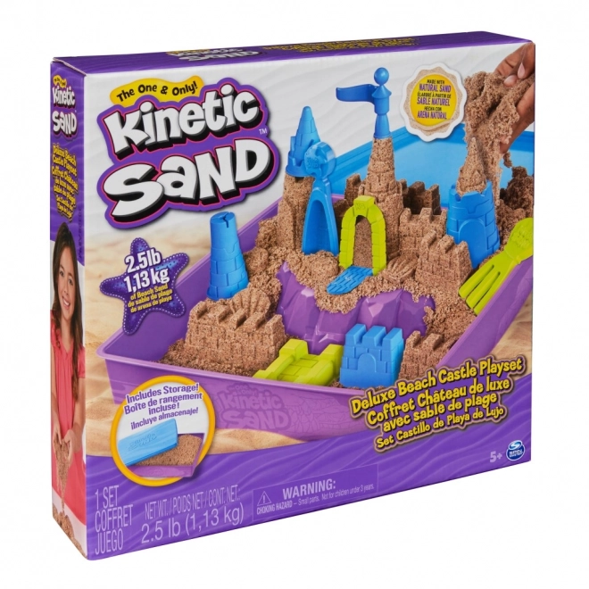 Kinetic Sand strand építkezés készlet