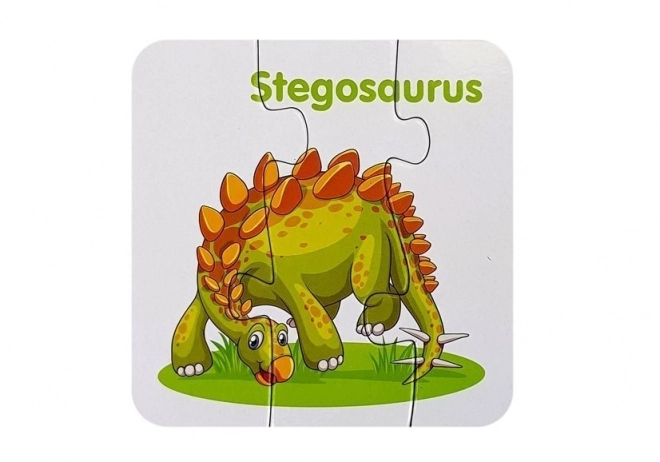 oktató dinoszaurusz puzzle angol nyelven