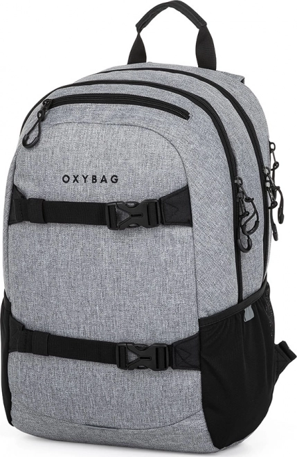 Oxybag iskolai hátizsák és tolltartó szett OXY Sport Grey Melange