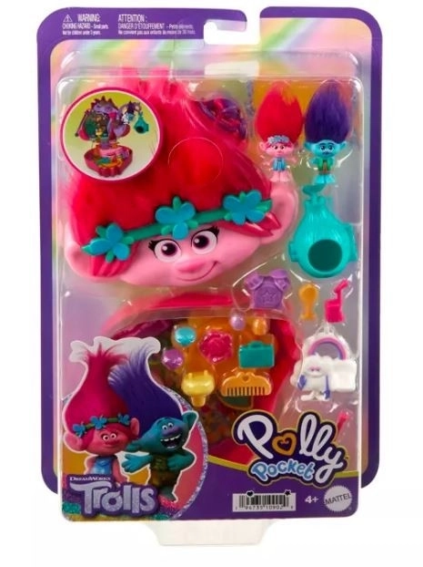 Polly Pocket TROLLS Poppy összecsukható ház