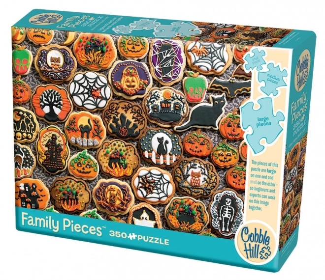 Cobble Hill halloweeni mézeskalács családi puzzle - 350 darab