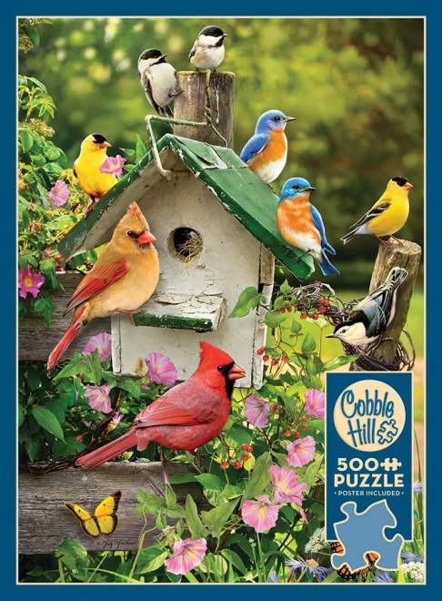 Cobble Hill nyári madáretető puzzle 500 darabos