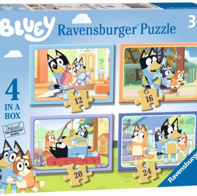 Puzzle 4v1 Bluey a Ravensburger