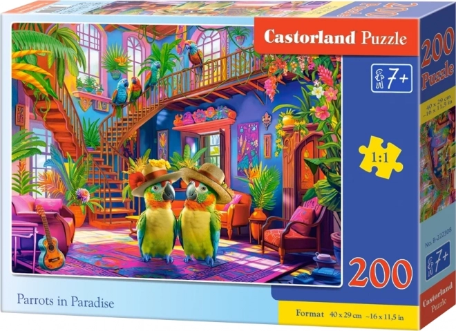 200 papagáj a paradicsomban puzzle