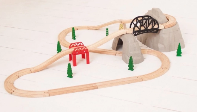 Vasútkészlet Magashegyi Dráma - Bigjigs Rail