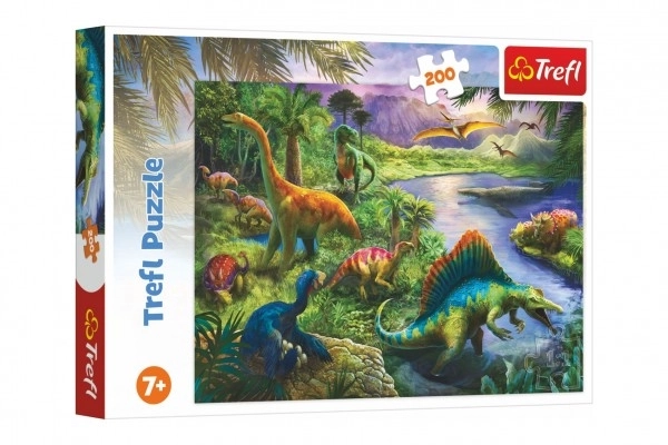 200 darabos dinoszaurusz puzzle