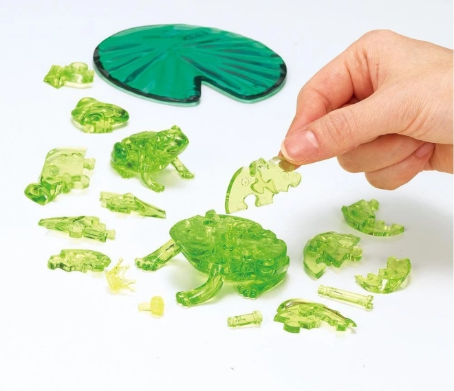 3D Kristály Kirakó Béka