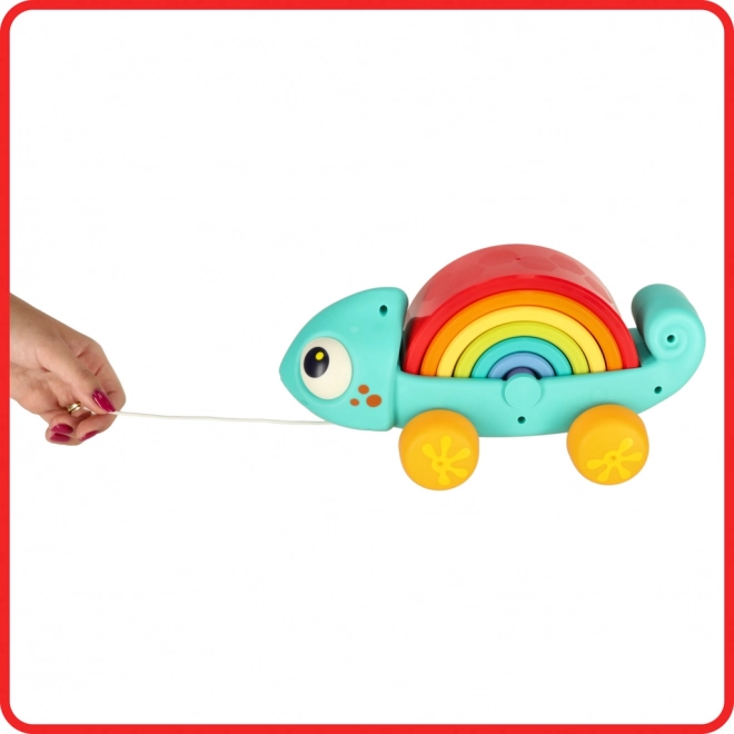 Kameleon Montessori húzható játék