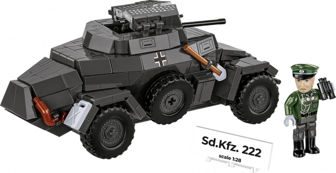 Sd.Kfz. 222 építőkészlet összeállítása