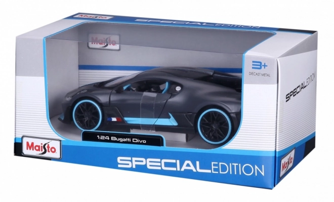 Bugatti Divo szürke-kék 1:24 modell