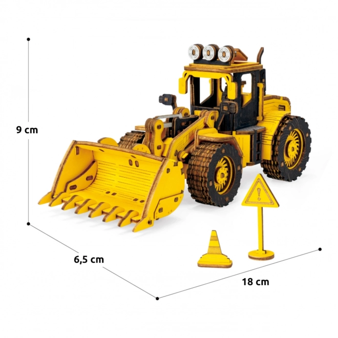 Robotime fa 3D puzzle rakodógép