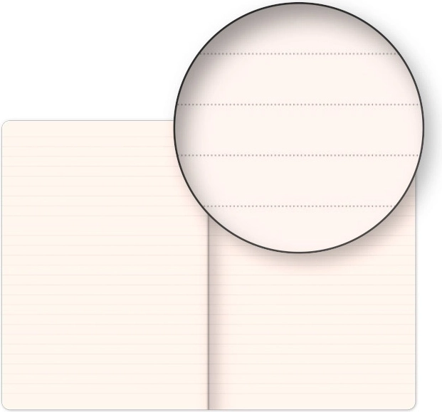 Notique Notes Vivella Classic piros, vonalas