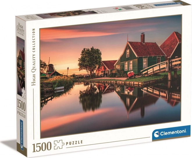 Clementoni puzzle Zaanse Schans falu 1500 darab