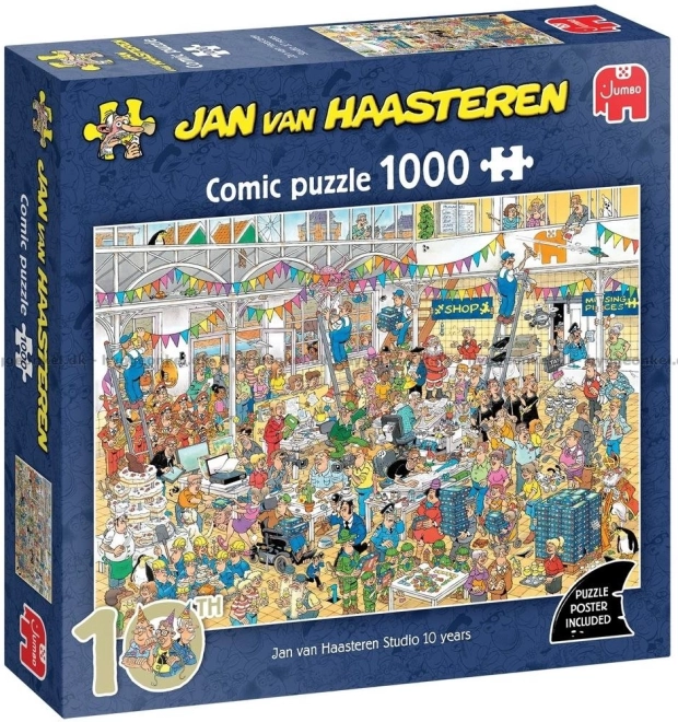 JUMBO puzzle Jan van Haasteren 10. évforduló 1000 darab