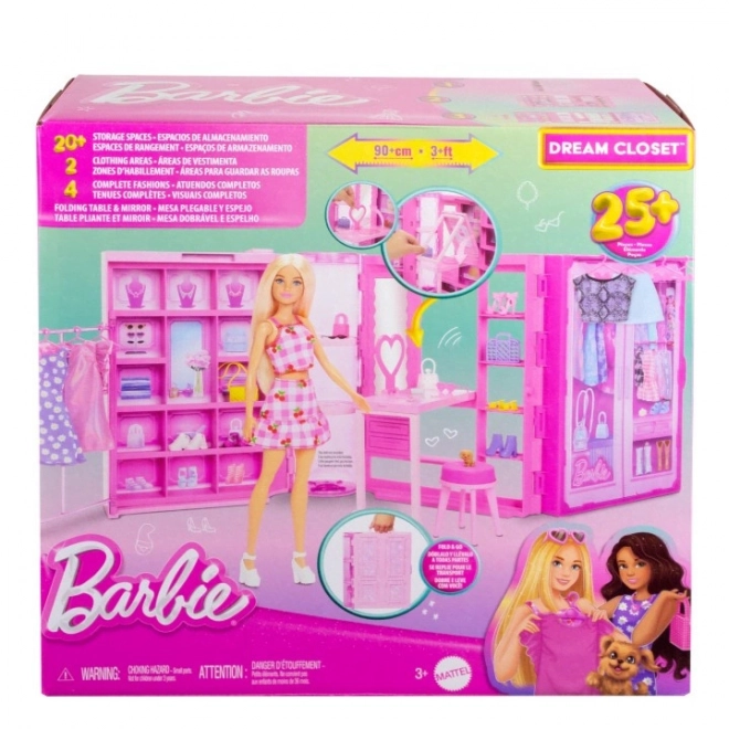 Barbie álomszekrény ruhákkal