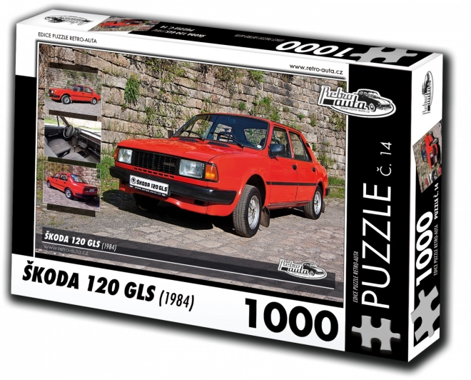 Retro autók kirakóskészlet Škoda 120 GLS (1984) 1000 darab