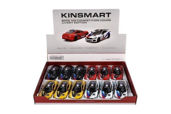 Kinsmart bmw m8 competition coupé autó modell