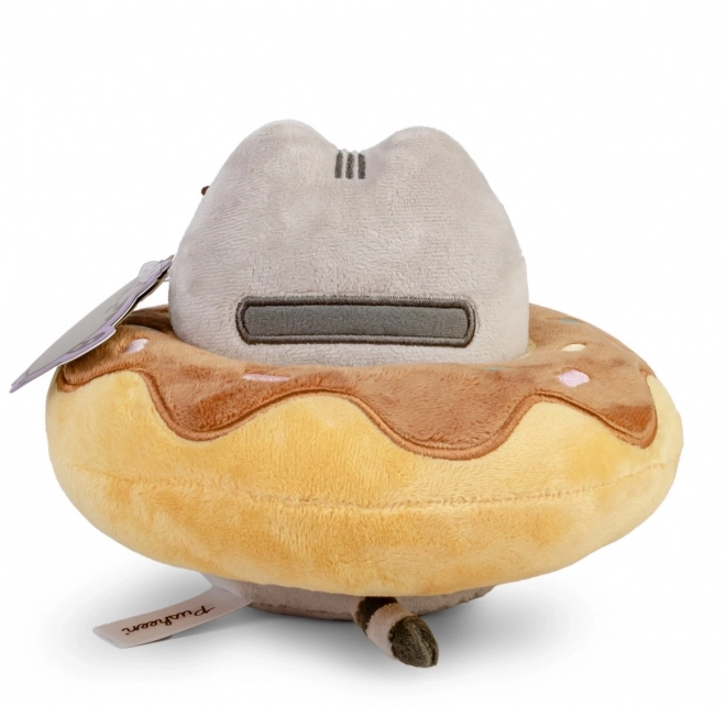 Pusheen plüss csokoládé fánkban